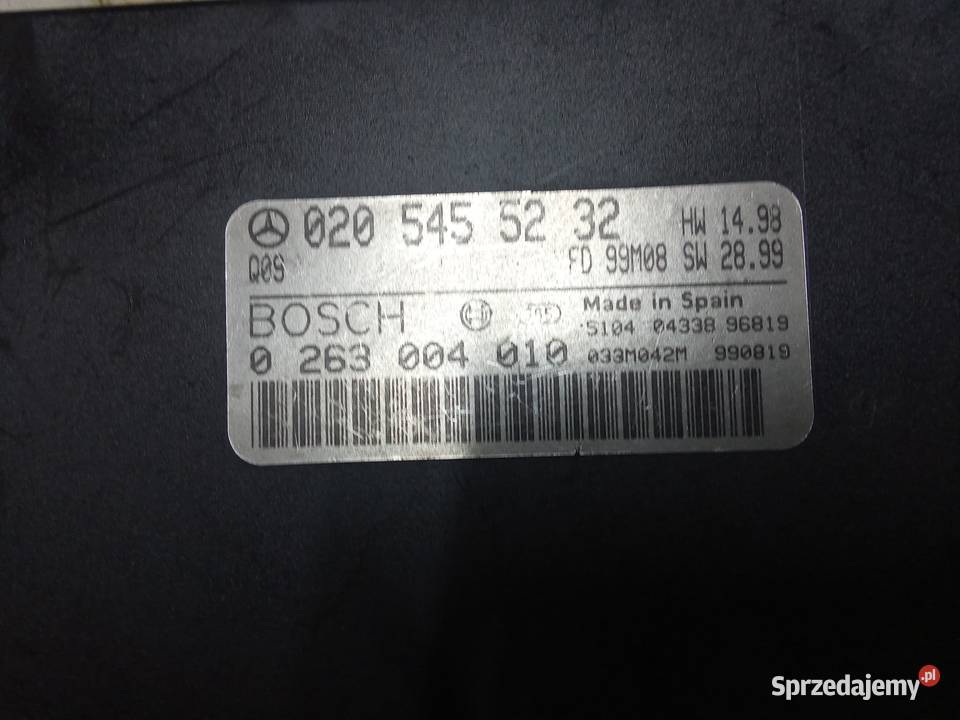 Mercedes S w 220 moduł sterownik pdc parkowania Nowe Miasto Lubawskie sprzedam