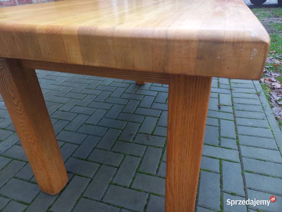 Stół dębowy drewniany holenderski Salon Jadalnia 80cm Gawroniec