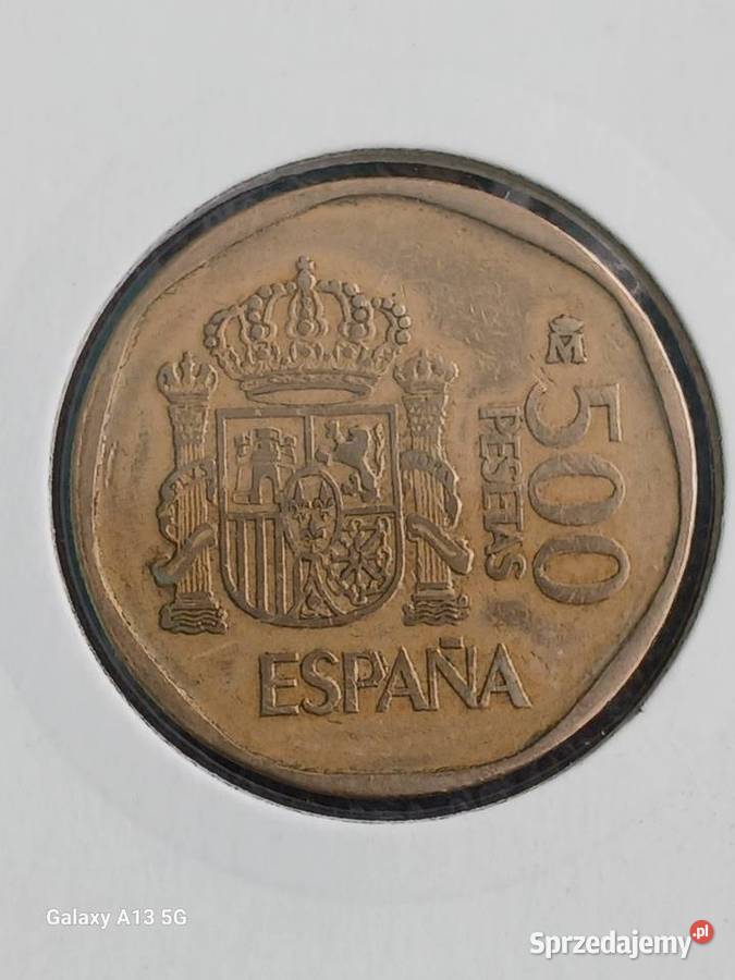500 Pesetów Hiszpania 1987 r Konin