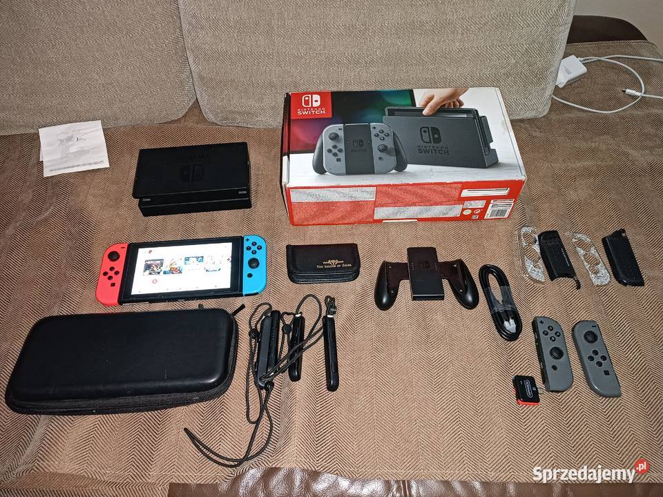 Konsola Nintendo Switch cwf duży zestaw Kultura i Rozrywka Libiąż