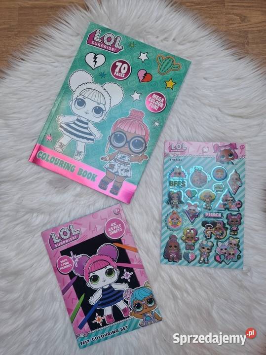 Nowe Kolorowanka naklejki i wydrapywanka LOL
