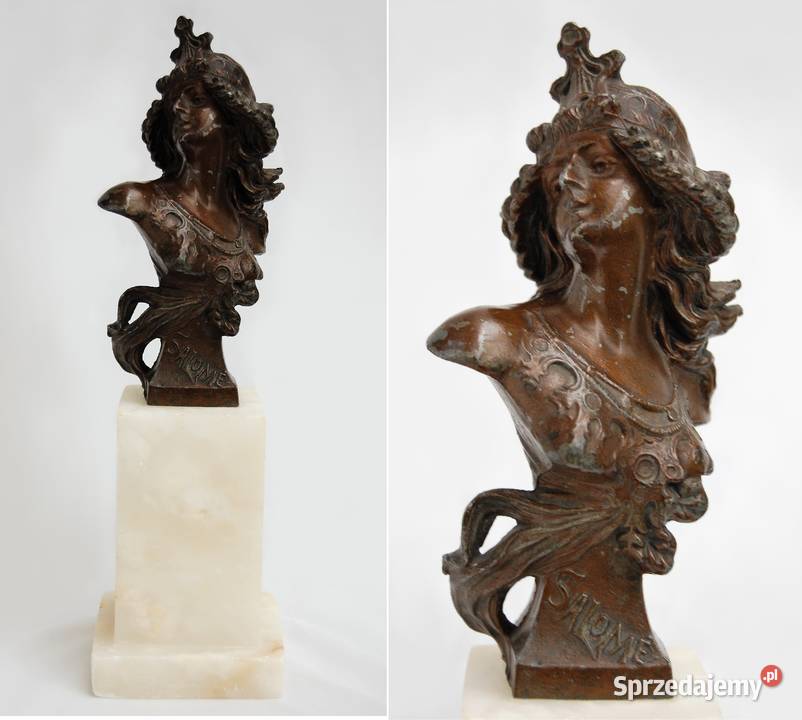 Salome rzeźba stylizowana na brąz marmur Francja Dom i Ogród Lublin