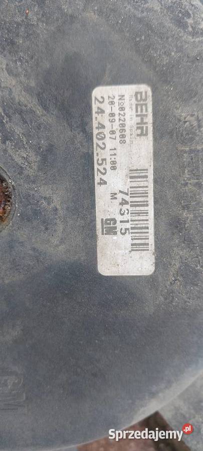 Wentylator chłodnicy Opel Corsa C Tigra B Szczecin