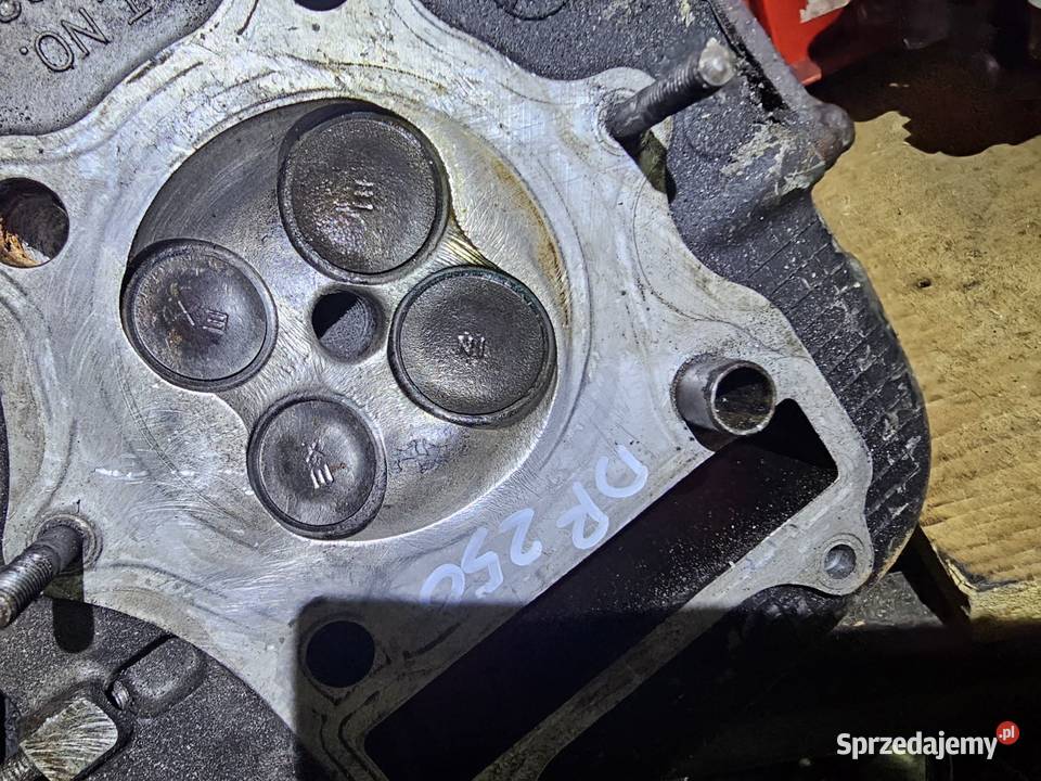 Suzuki DR 250 głowica zawór zawory sprężyna