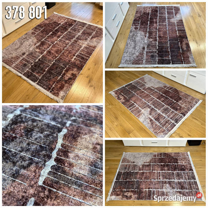 NOWOCZESNY DYWAN 130X190 PRINT 378801 CIENKI