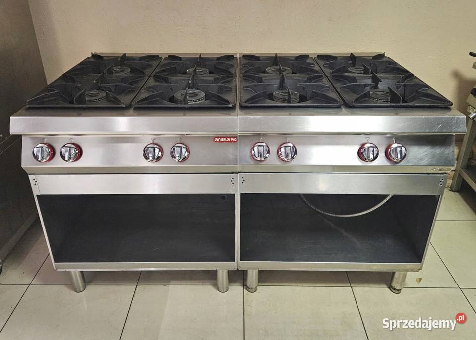 Kuchnia gazowa 8 palników Angelo 190FAAFOMO 2 x śląskie Góra sprzedam
