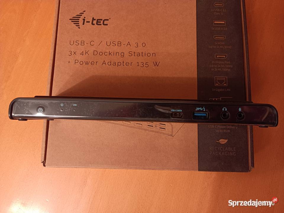 itec USB30 USBC Thunderbolt3 3x4KDocking Łomianki sprzedam