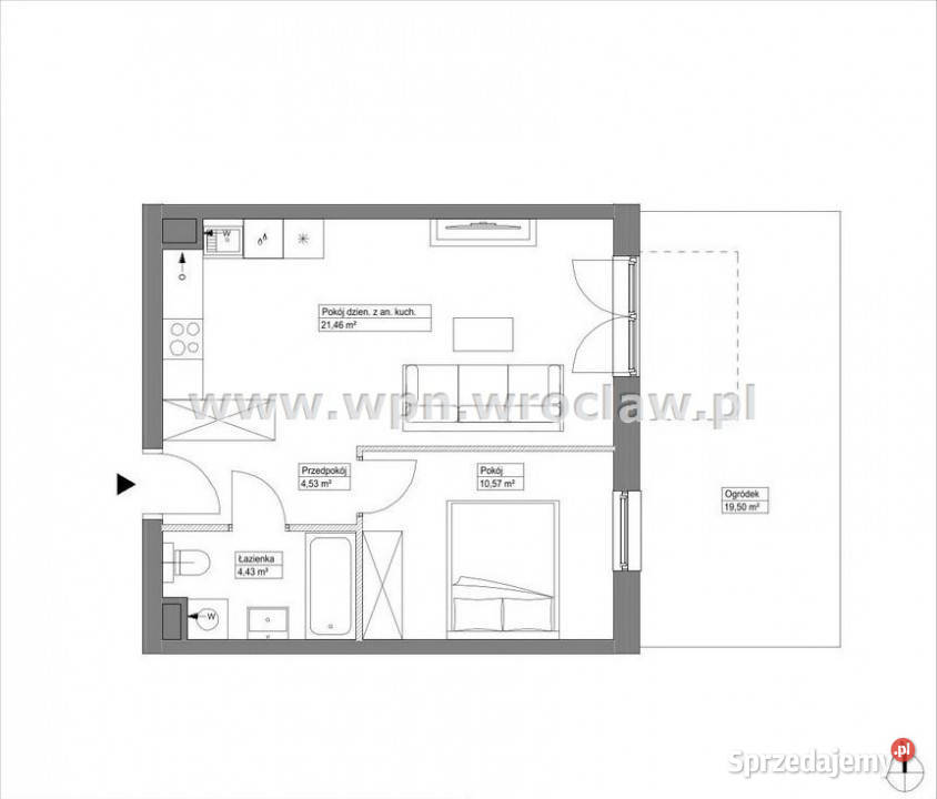 Mieszkanie 4133m2 2 pok Wrocław dolnośląskie