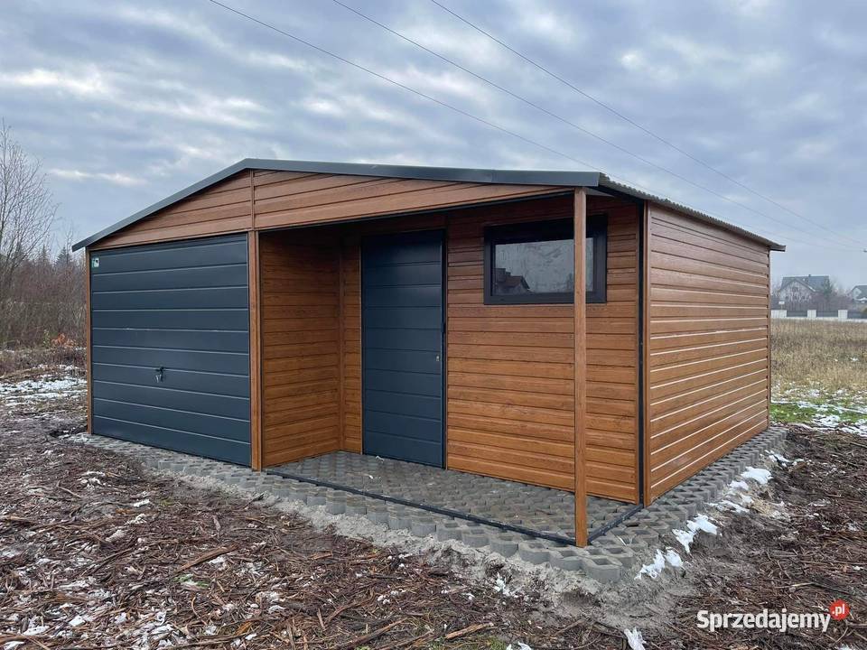 Garaż blaszany wnęka Wzmocniony PROFILAMI Rybnik sprzedam