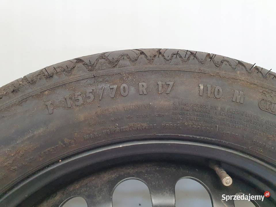 KOŁO DOJAZDOWE Mercedes W211 C219 15570 R17 Chełm sprzedam