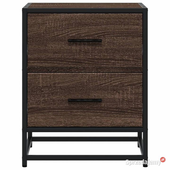 Szafka nocna brązowy dąb 40x31x50 materiał Warszawa