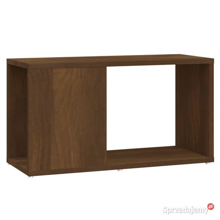 Szafka pod telewizor brązowy dąb 60x24x32