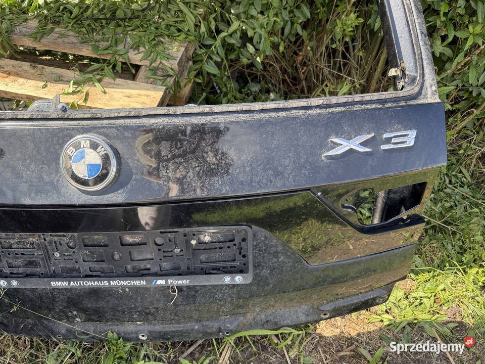 Klapa bagażnika BMW X3 E83 Rok produkcji 2007 Wronki