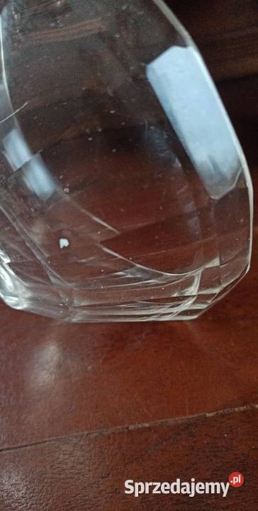 Krysztalowa patera na nodze cukiernica Gdańsk