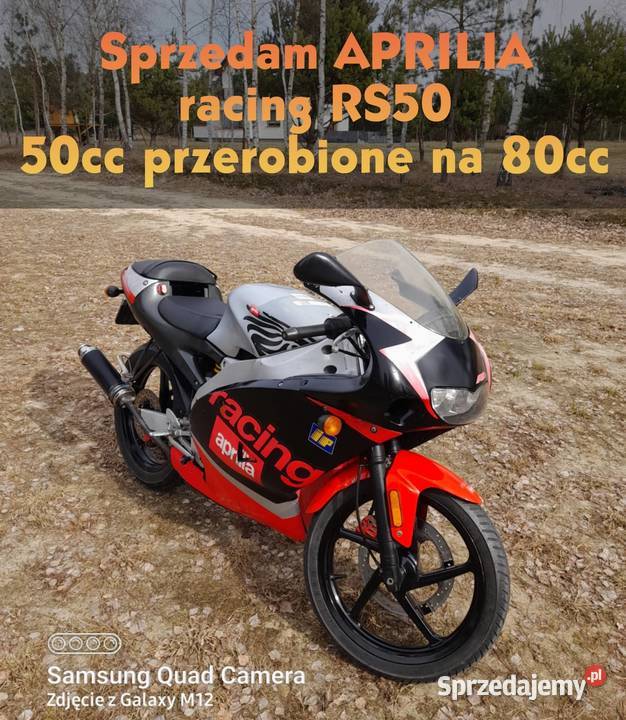 Aprilia RS 50cc przerobione na 80cc prędkość Rok produkcji 2001 Kielce