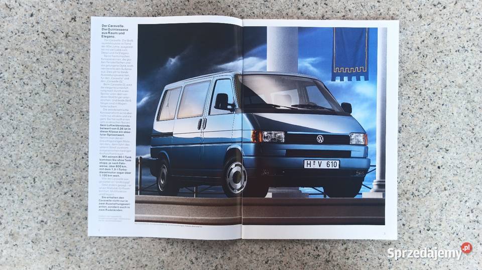 VW Volkswagen T4 Caravelle Prospekt motoryzacja, transport Bytom