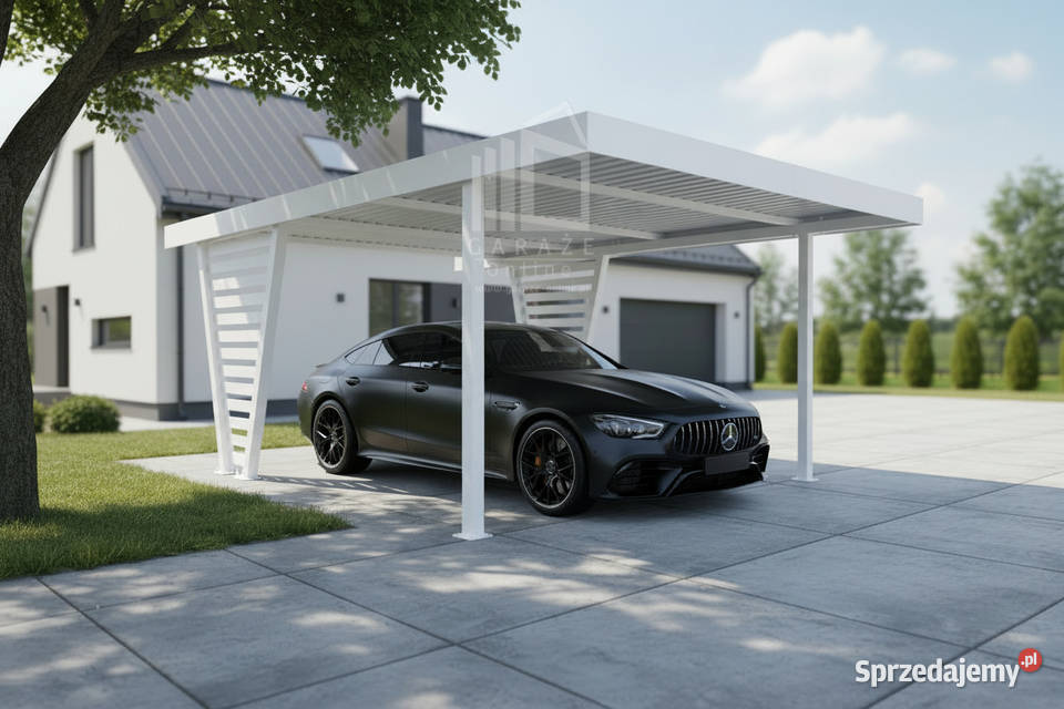 Carport V PREMIUM 4x48m Wypełnienie panelami Gdańsk sprzedam