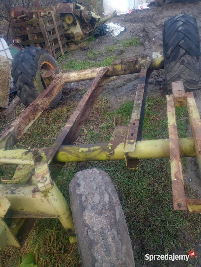 Rama z kołami sieczkarnii fortschnit łódzkie