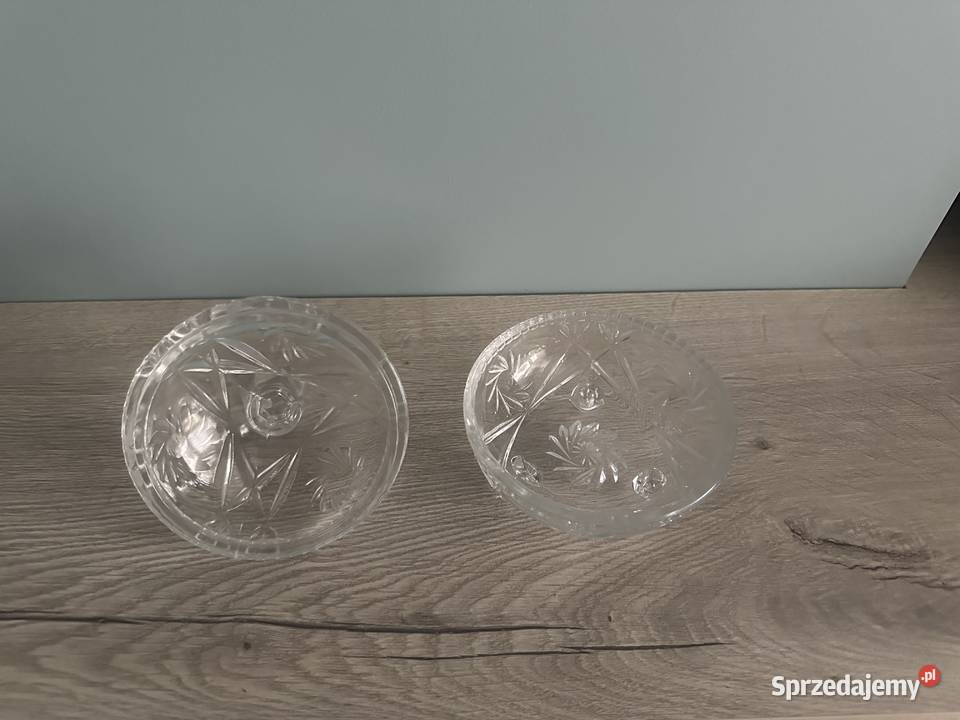 Bombonierka mała kryształ z lat 50tych Łódź