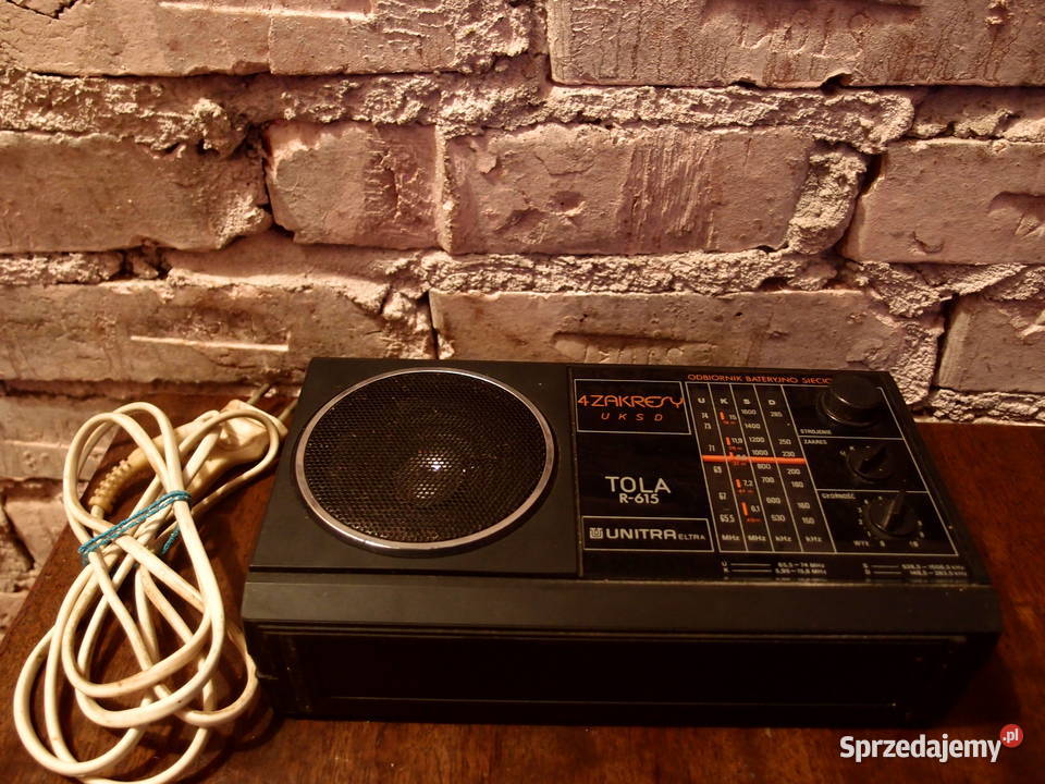 Radio Unitra Eltra TOLA R615 lata 80te PRL Łódź