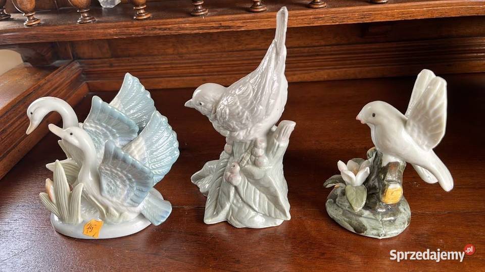 Figurka 2 ptaszków Porcelana Bez sygnatury 55