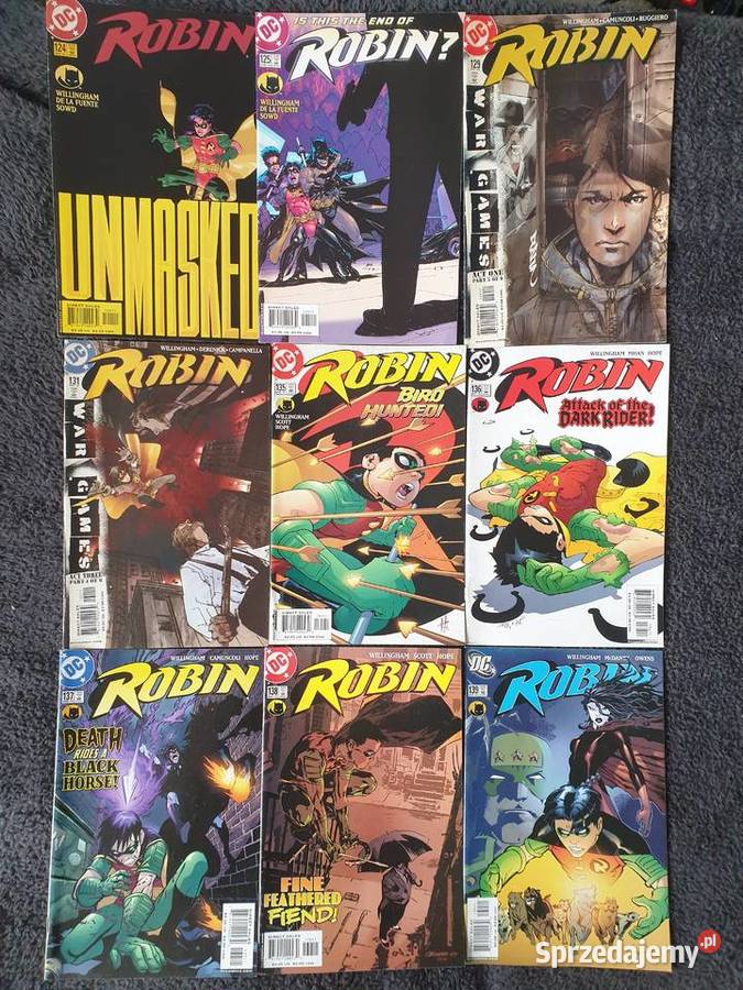 Robin zestaw 56 oryginalnych komiksów DC USA Gdynia sprzedam