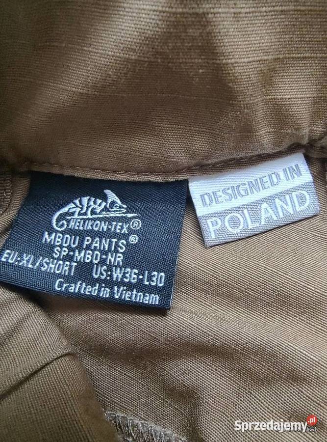 Spodnie Helikon MBDU NyCo RipStop Coyote Przeczów