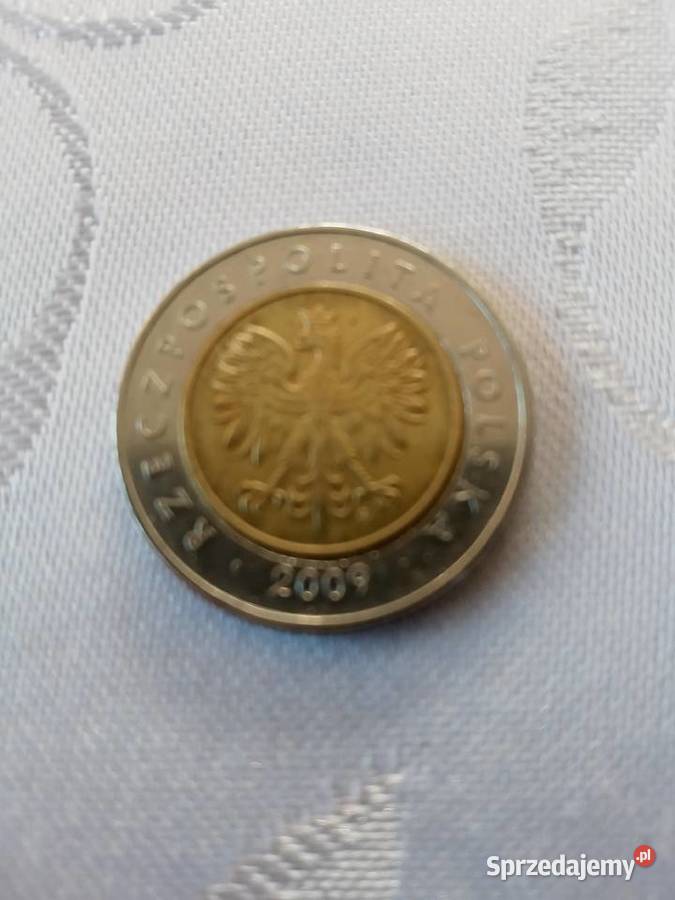Moneta 5 zl2009 Numizmatyka Skoczów
