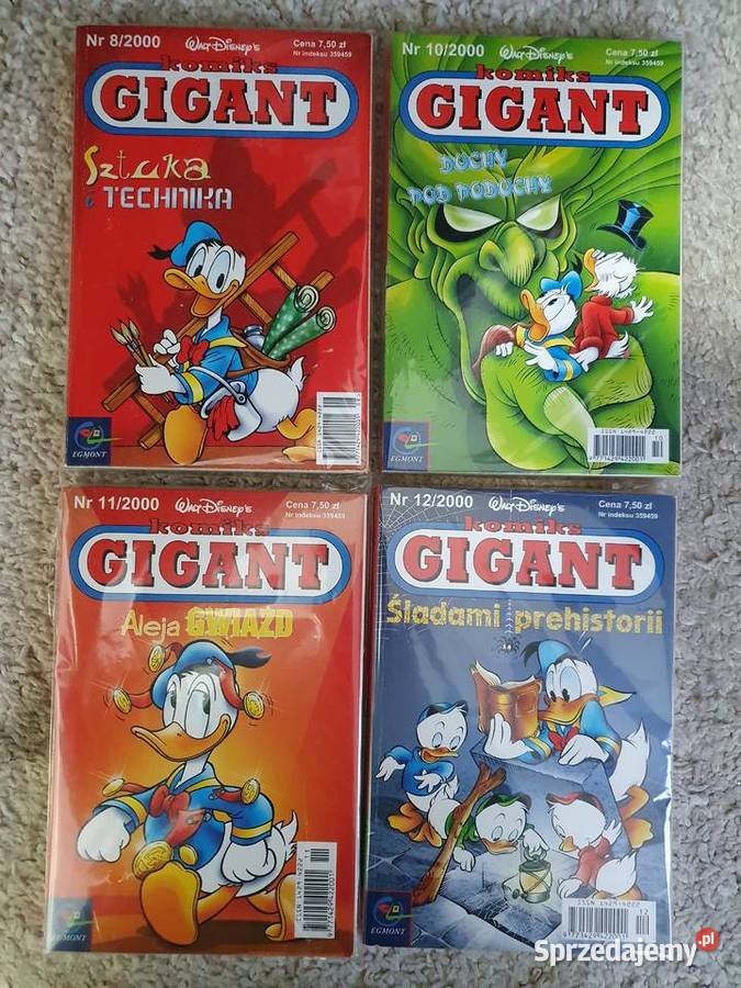 Komiks Gigant rocznik 2000 zestaw 11 tomów