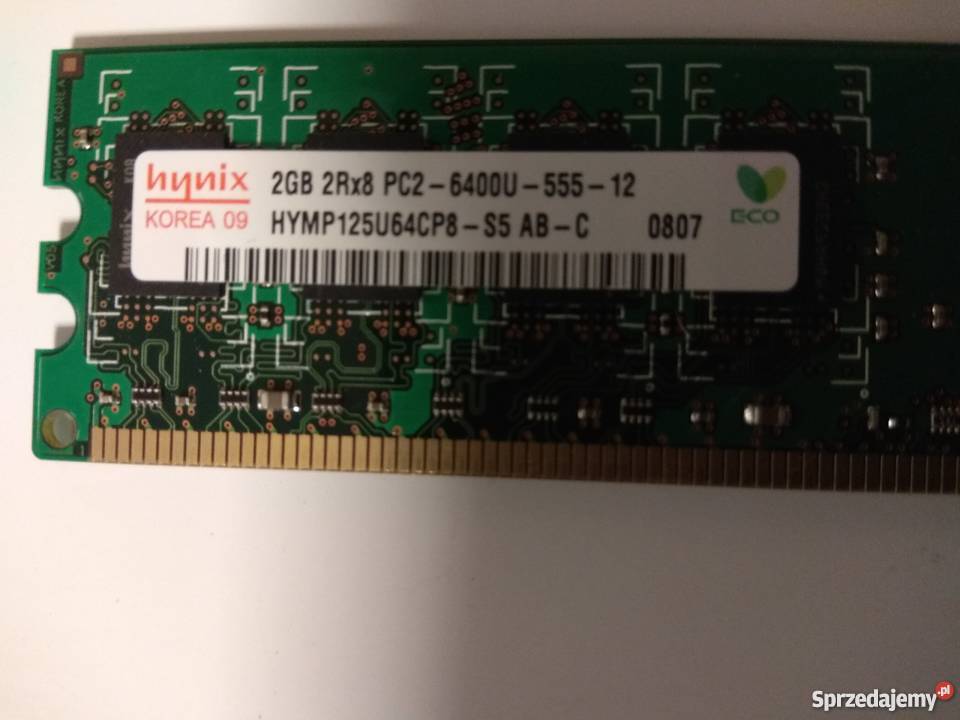 2x2Gb800Mhz Pamięć RAM Najtaniej DDR2 Kraków