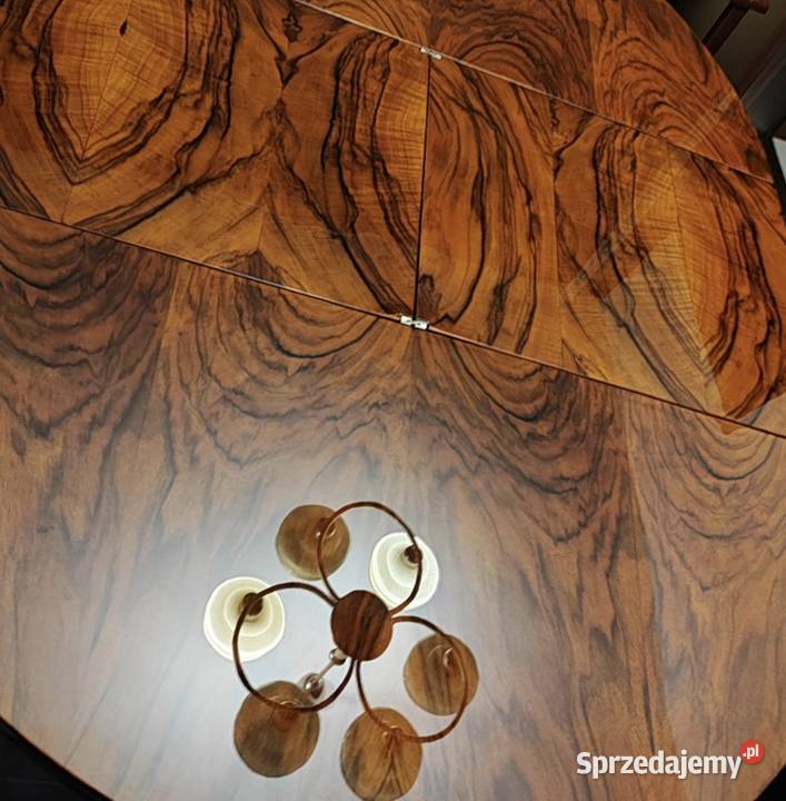 Stół Art Dco 8 krzeseł Zestaw stół i krzesła Halinów