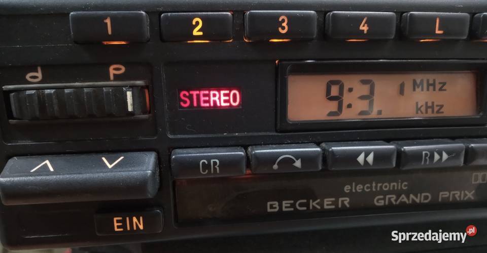 BECKER GRAND PRIX CASSETTE 761 Radio Samochodowe łódzkie Łódź