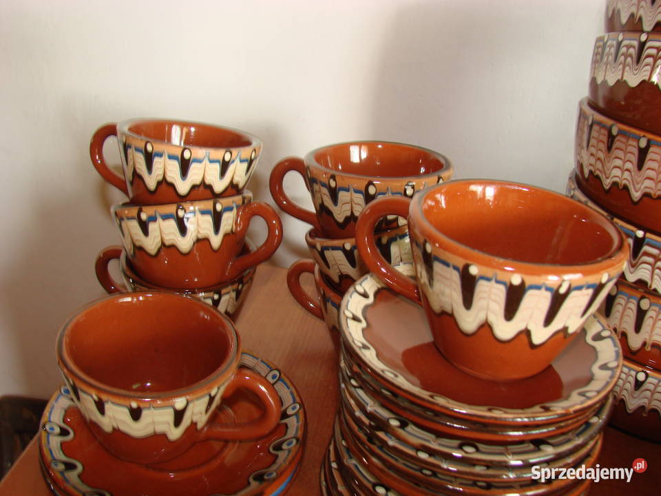 ceramika bułgarska filiżanki talerzyki Pozostałe pomorskie Pruszcz Gdański sprzedam