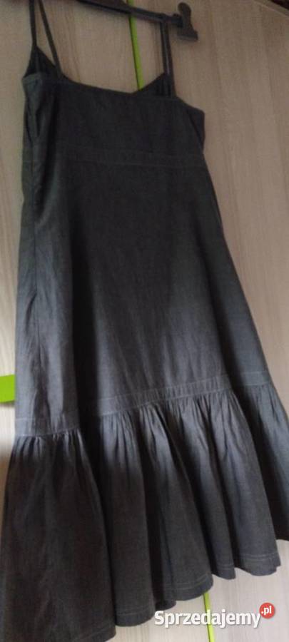 Sukienka długa z falbaną Rozmiar 38(M) Lublin