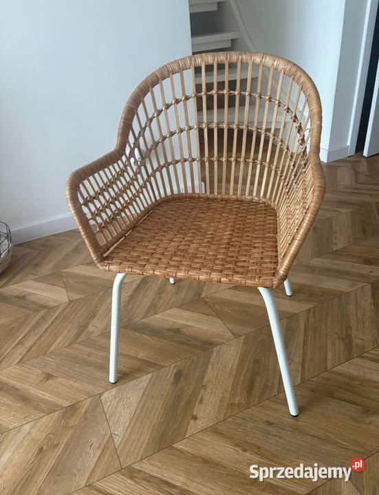 IKEA NILSOVE 4 krzesła rattanowe z Szczecin