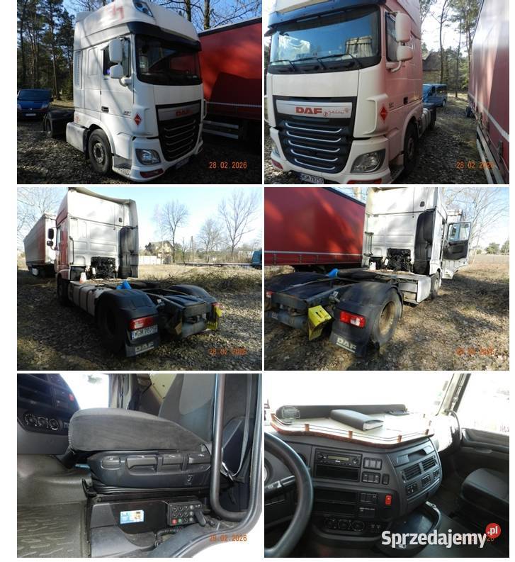 Ciągnik samochodowy DAF XF 460 E6 210t manualna Nowiny