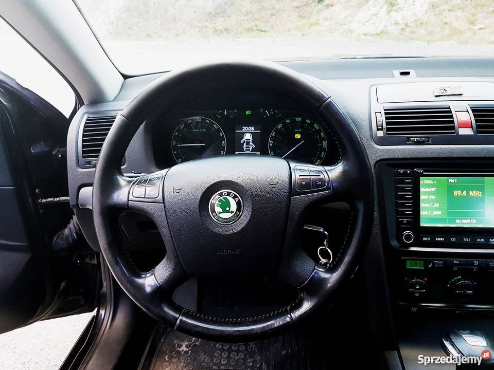koda Octavia II 2007 Czarna Klimatyzacja Octavia sprzedam