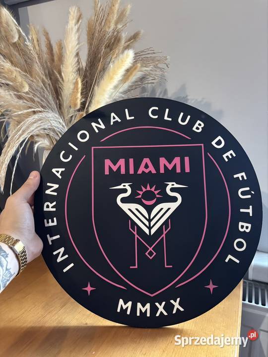 Logo na ścianie MIAMI piłka nożna Gdańsk