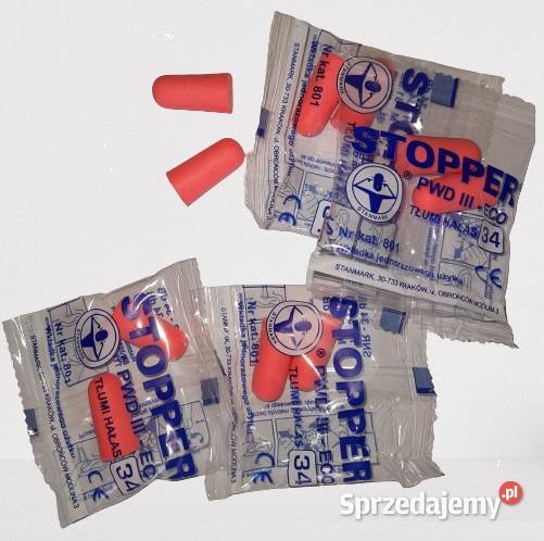 Zatyczki stopery do uszu ECO 200 par 400 Rybnik sprzedam