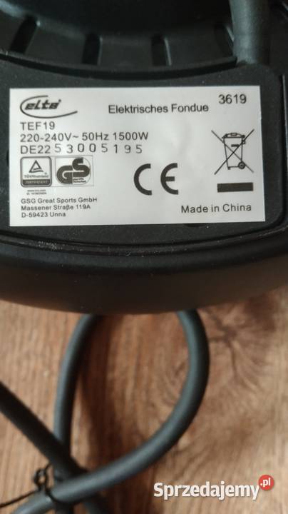 Nowa kuchenka elektryczna 1500 Wat Gliwice