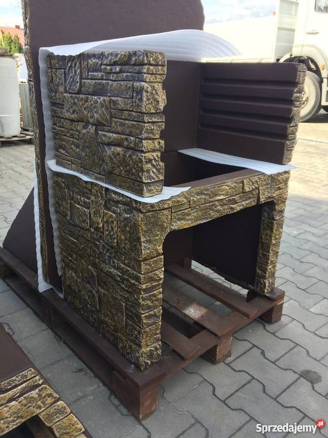Grill betonowy Neptun K7 imitacja kamienia Górno