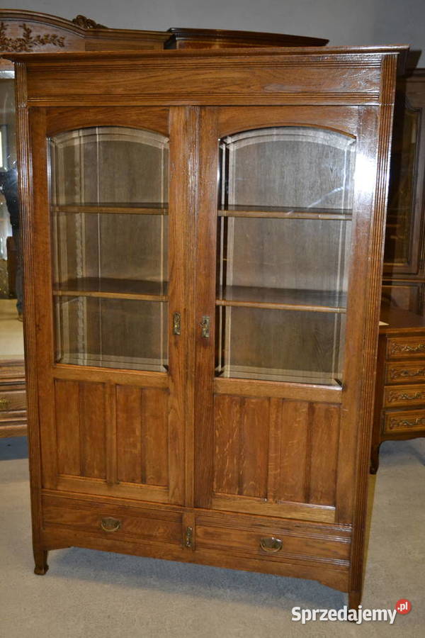 witryna secesyjna fazy dąb Będzin