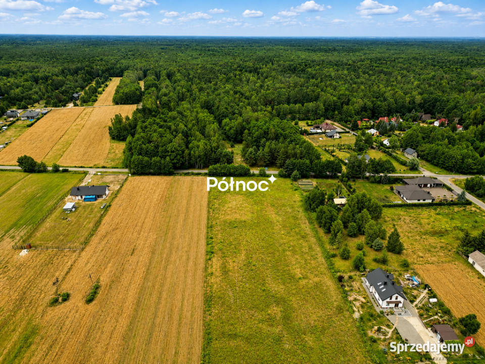 Działka jeziorem Kunów 4350 m