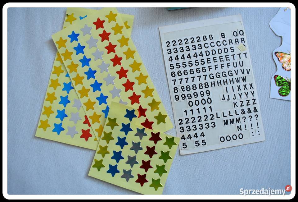 Zestaw notesiki karteczki naklejki Artykuły szkolne Płock sprzedam