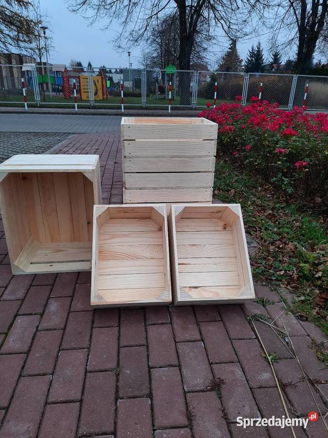 skrzynka drewniana NUMER6 niska 4030135 Legionowo