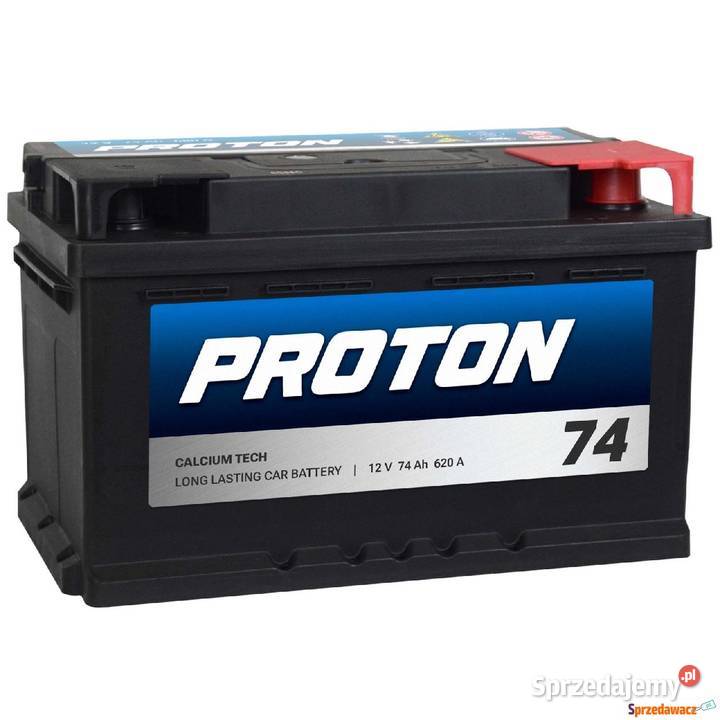 Akumulator 74 Ah 620 A PROTON niski DARMOWY Gdańsk
