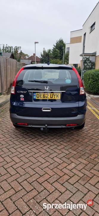 Honda CRV ANGLIK 20 benzyna 2013 1997cm3 Lębork