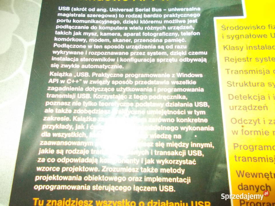USB Praktyczne programowanie z indows API w C Kraków