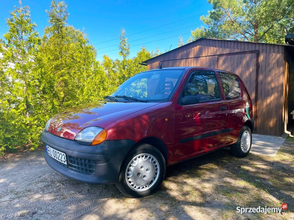 Fiat Seicento 11 58000 przebiegu wysoka wersja Rok produkcji 2000 Łódź