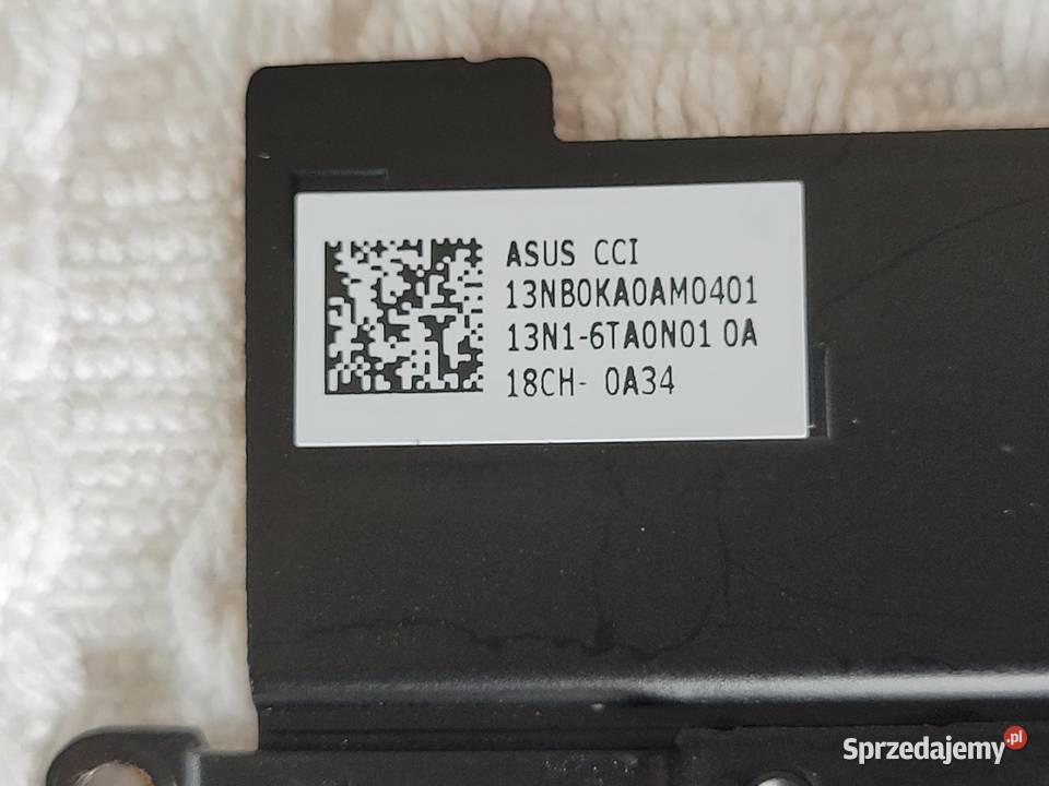 ASUS Radiator X512 A512 F512 13NB0KA0AM0401 Pozostałe Poznań sprzedam